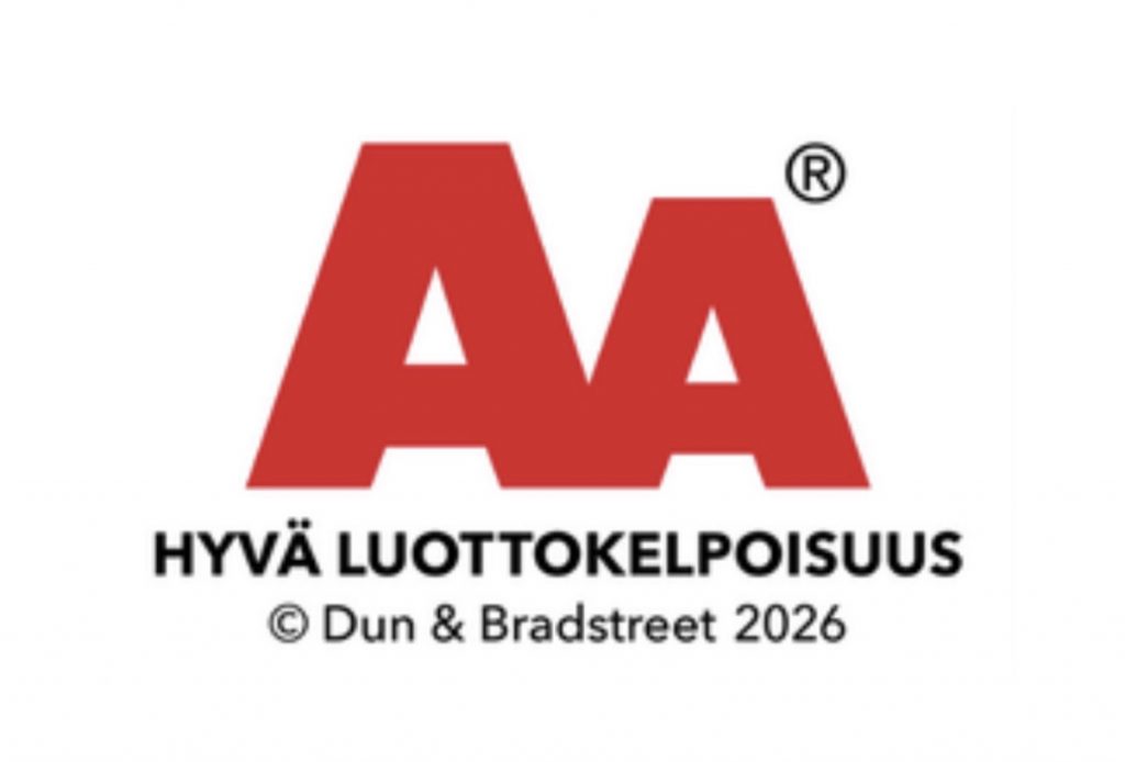 Jounin Taksilla on AA Hyvä Luottokelpoisuus